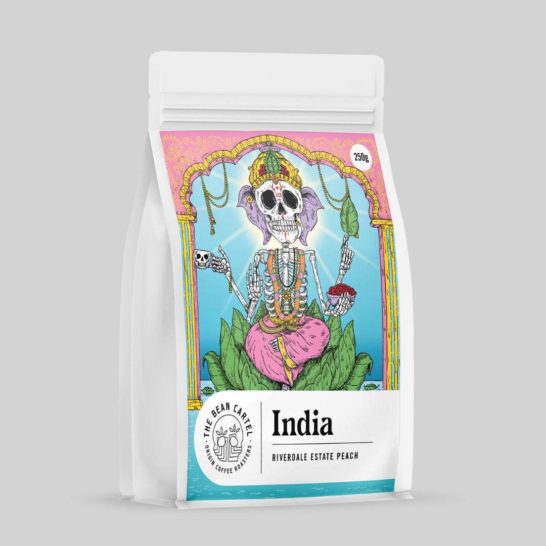 India Riverdale Estate Peach Natural Processed