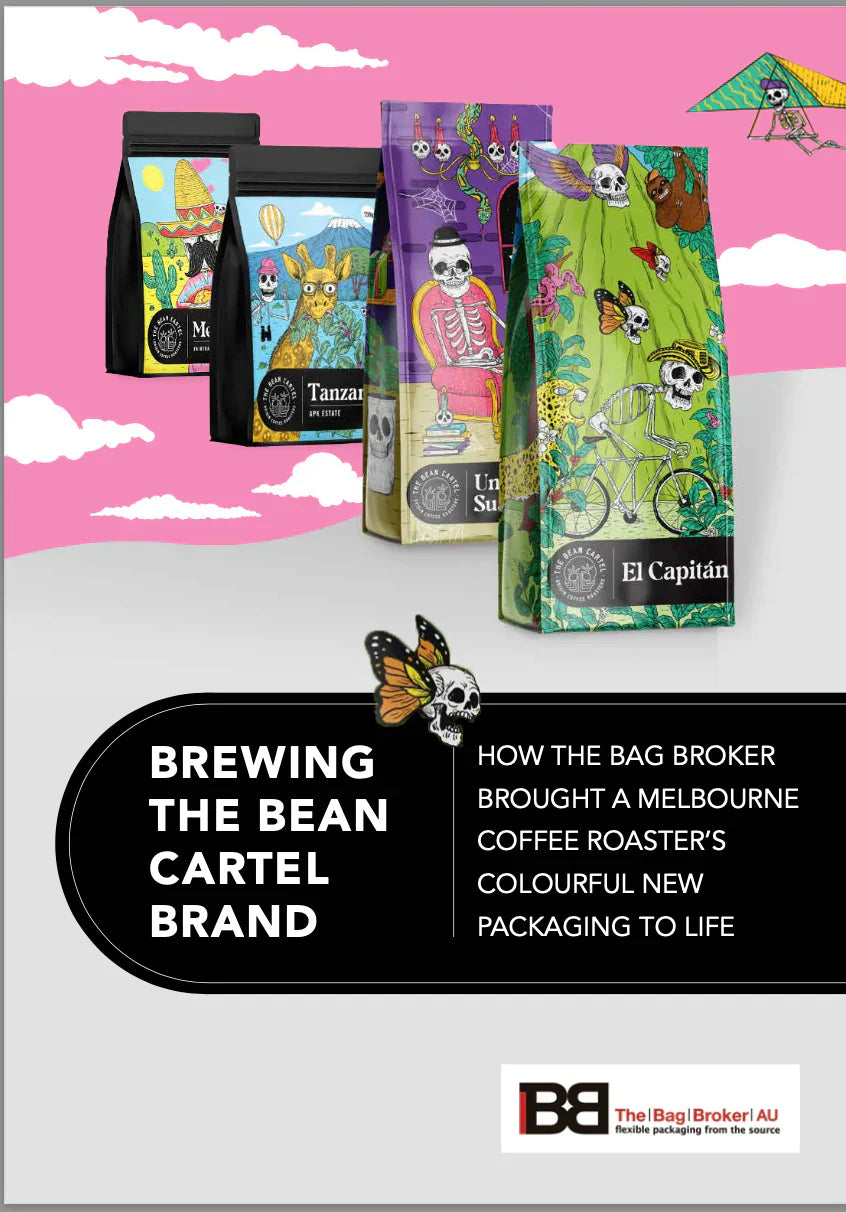 How the Bag Broker brought a Melbourne Coffee Roaster's colourful new packaging to life
