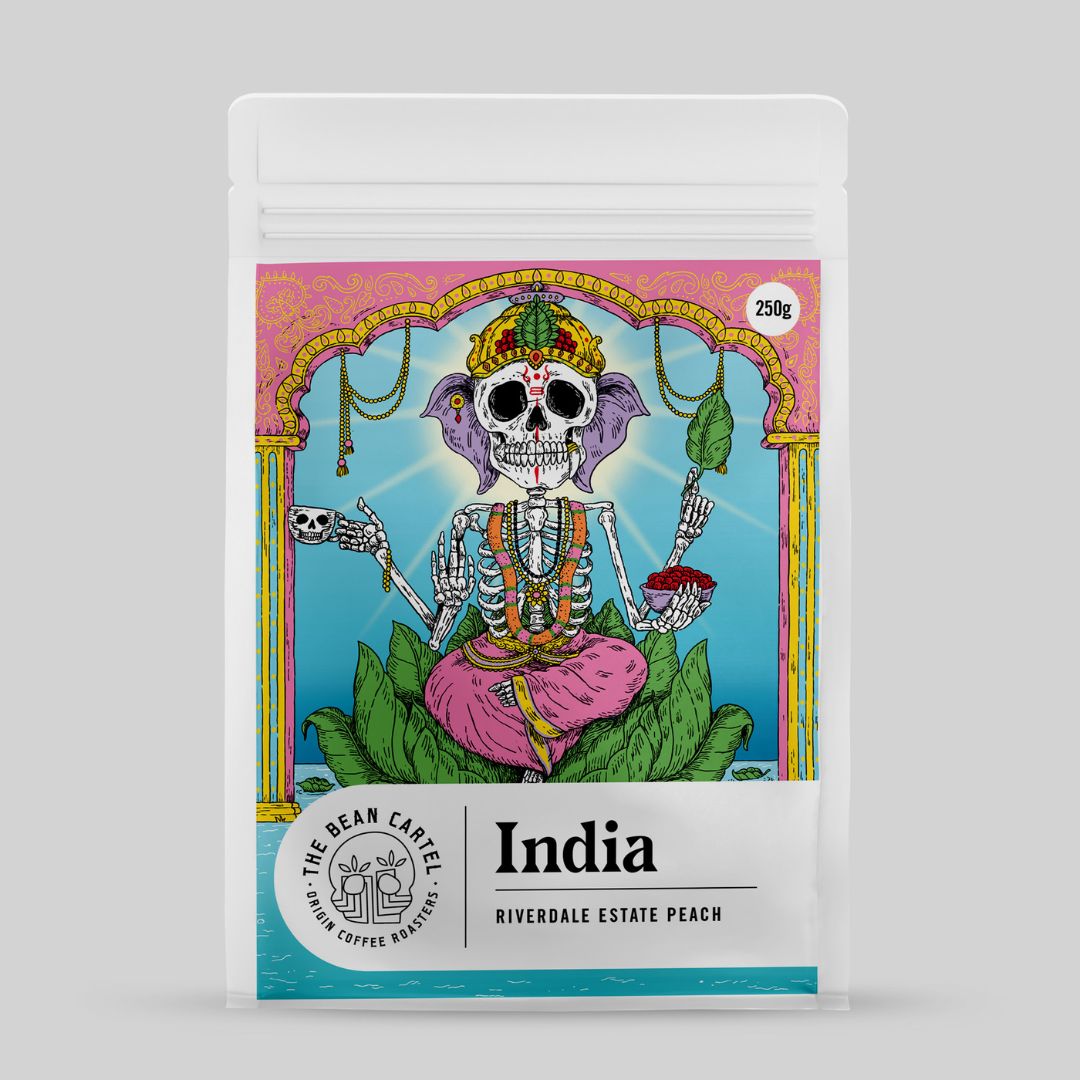 India Riverdale Estate Peach Natural Processed